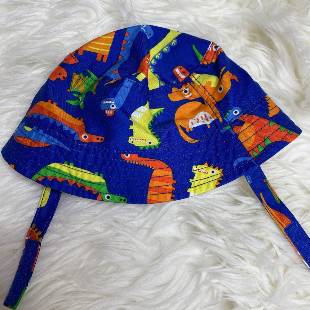 5/$25! Gymboree blue dinosaur Sun hat size 0-6 months